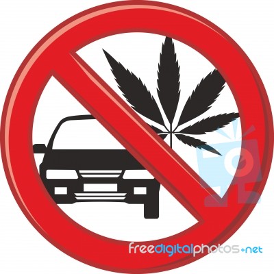 No Drug For Driving Stock Image