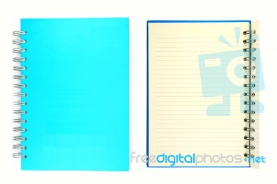 Notebook Cover And Paper Stock Photo