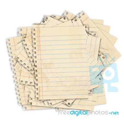 Old Blank Paper Stock Image