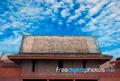 Old House Thai Style Stock Photo