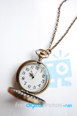 Old Pocket Watch Stock Photo
