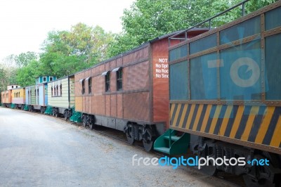 Old Train Stock Photo