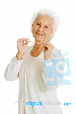 Old Woman Stock Photo