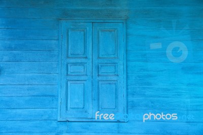 Old Wood Windows Stock Photo