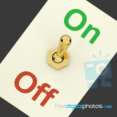 On Off Switch Stock Image