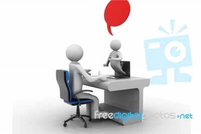 Online Meeting Concept Stock Image