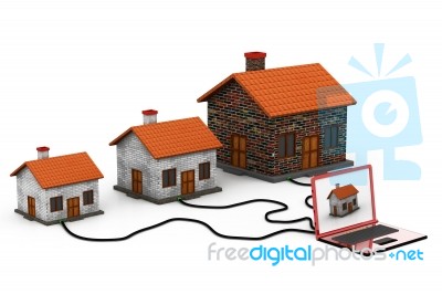 Online Real Estate Stock Image