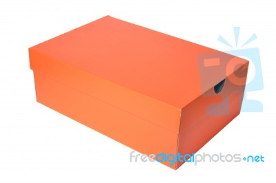 Orange Box Stock Photo