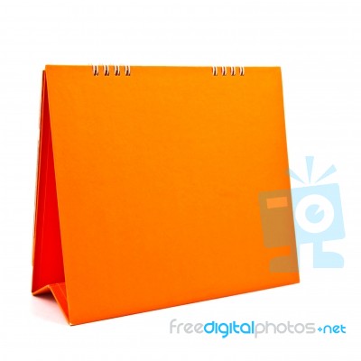 Orange Calendar Stock Photo