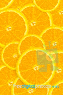Orange Slice Background Stock Photo