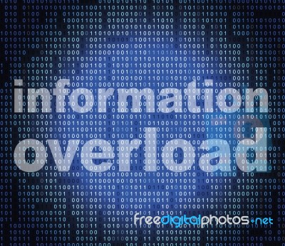 Overload Information Shows Encumber Bytes And Overloading Stock Image