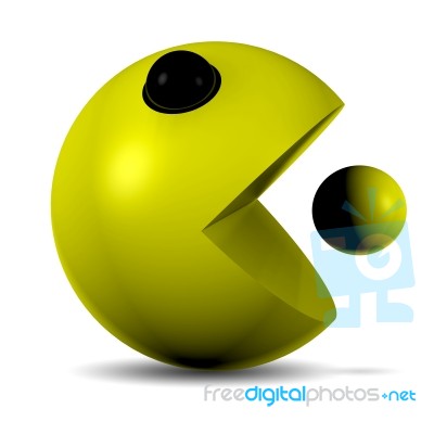 Pac Man Stock Image