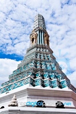 Pagoda At Wat Phra Kaew Stock Photo