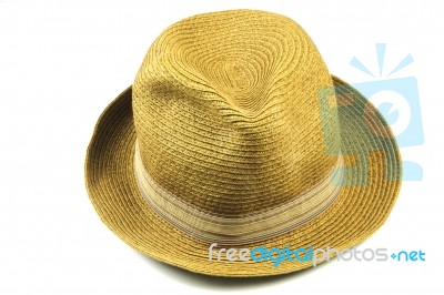 Panama Straw Hat Stock Photo