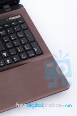 Part Of The Keyboard Stock Photo