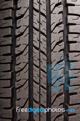 Pattern Of Car Tyre Stock Photo