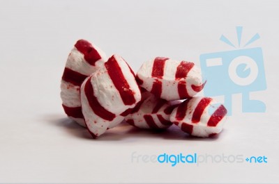 Peppermint Candies Stock Photo