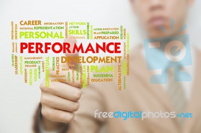 Performance Development Plan Stock Photo