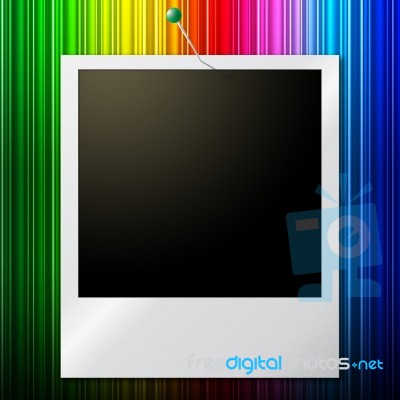 Photo Frames Represents Empty Space And Border Stock Image