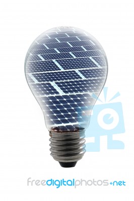 Photovoltaic Bulb  Stock Photo