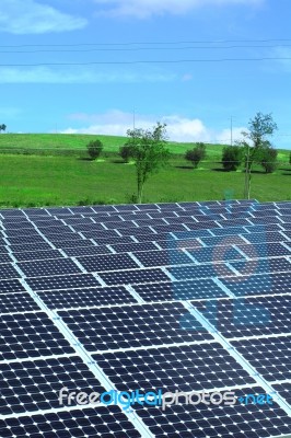 Photovoltaic Panel Stock Photo