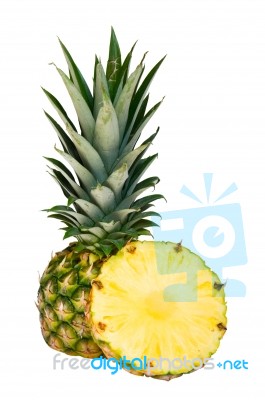 Pineapple Fruit Stock Photo