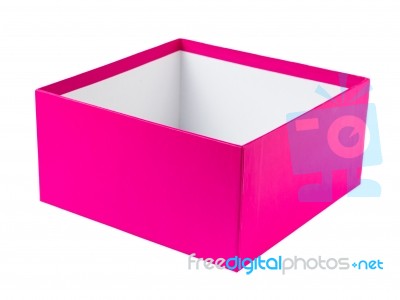 Pink Box Stock Photo