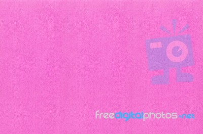 Pink Color Fabric Background Stock Photo