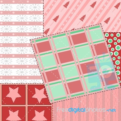Pink  Quilt Stock Image