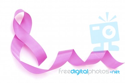 Pink Ribbon Stock Photo