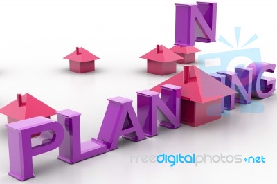 Planning And House Stock Image