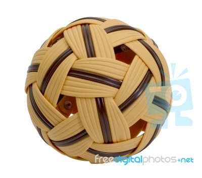 Plastic Ball Isolated Stock Photo