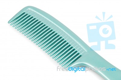 Plastic Hairbrush Comb Stock Photo