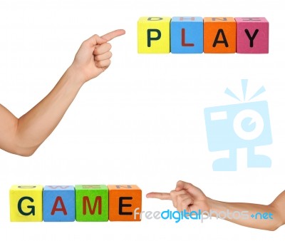 Play Game Stock Image