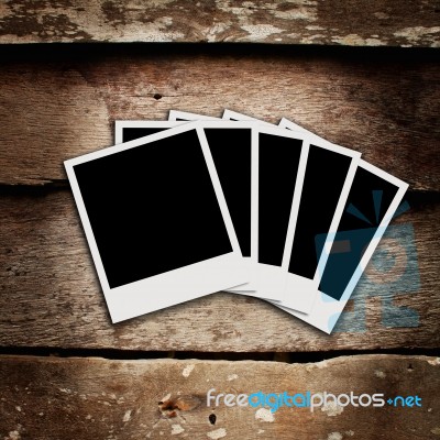 Polaroid Stock Photo