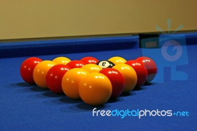 Pool Balls Stock Photo