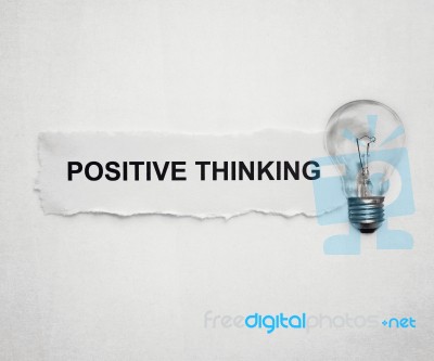 Positive Thinking Stock Photo