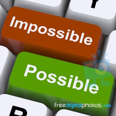 Possible And Impossible Keys Stock Image