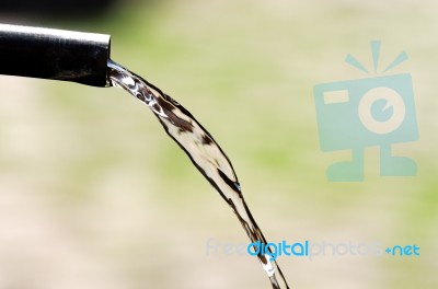 Pouring Water Stock Photo