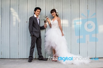 Pre Wedding Stock Photo