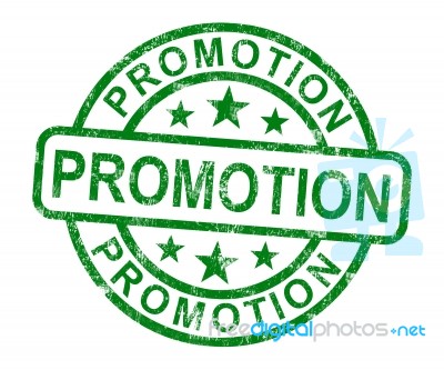 Promotion Stamp Stock Image