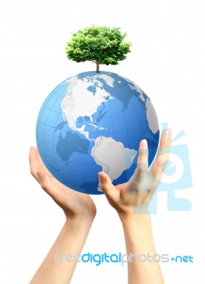 Protect The Earth Stock Image