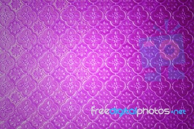 Purple Pattern Glass Stock Photo