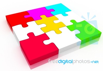 Puzzle Stock Image