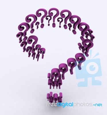 Question Marks Backround Stock Image