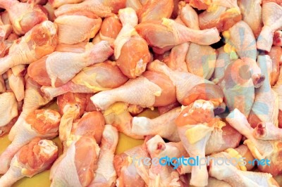 Raw Chicken Stock Photo