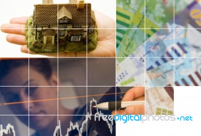 Real Estate And Risk Investment Stock Photo