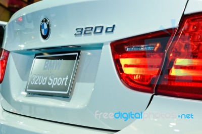 Rear Of Bmw 320d Sport Stock Photo