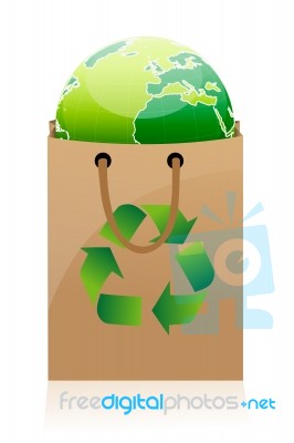 Recycle Bag Stock Image