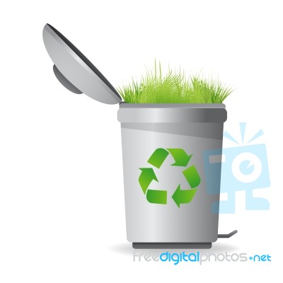 Recycle Bin Stock Image